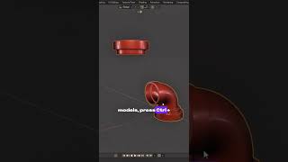 Say goodbye to mesh mayhem! Bridge edge loop in Blender is a total game changer #blendertips