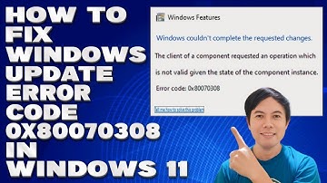 How To Fix Windows Update Error Code 0x80070308 in Windows 10/11 [Solution]