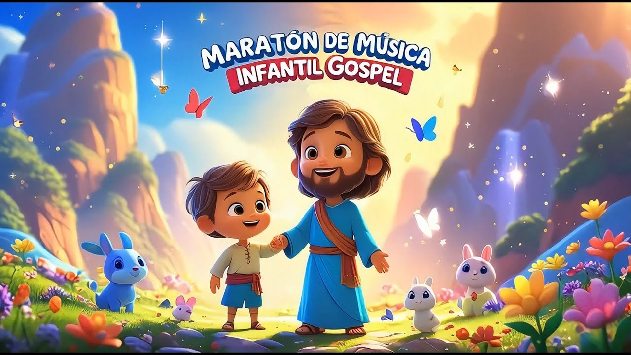 Canción Cristiana Infantil ✨ ¡ 1 Hora de Pura Adoración Alegre! #cancionescristianasparaniños