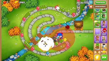 Bloons TD 6 - UPDATED Impoppable - Park Path - No Monkey Knowledge Continues and Powers (21.1 patch)