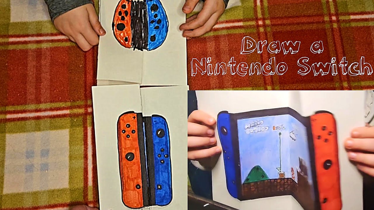 Kids Draw Switch Amelia's World - How to draw a fold out Nintendo Switch! - YouTube