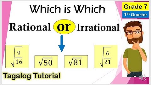 [Tagalog] How to Determine if the Principal Root of a Number is Rational or Irrational #Mathematics7