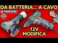 Tutorial parkside modifica da batteria a cavo 12v 20v utensili adattattore lidl attrezzi x12v x20v