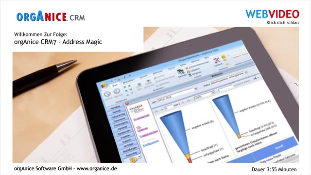 Kundenmanagement mit orgAnice CRM 7 - Address Magic