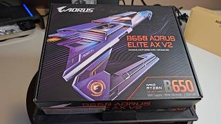 B650 Aorus Elite AX V2 MB Unboxing & Review