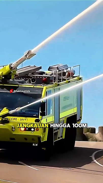 Not Just Any Fire Truck! This is the Special Fire Fighting Truck in the Airport Area!