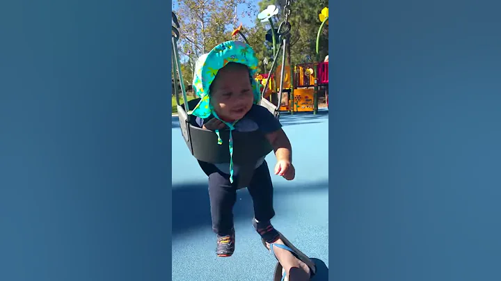 Simeon on the swing