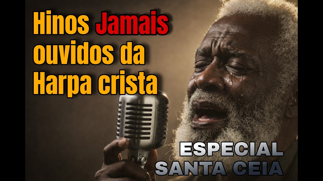 HINOS JAMAIS OUVIDOS DA HARPA CRISTÃ|  ESPECIAL SANTA CEIA| #deus #hinosevangélicos  #harpacristã