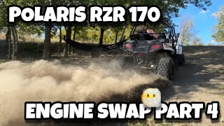Polaris RZR 170 / Honda 400EX Engine Swap Part 4