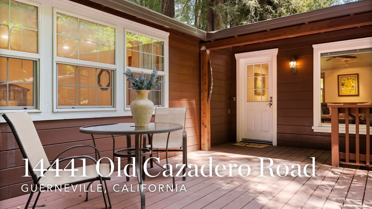 14441 Old Cazadero Road Guerneville Home for Sale YouTube