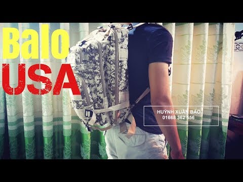 Video BALO LÍNH MỸ USA | BALO DU LỊCH - youtube