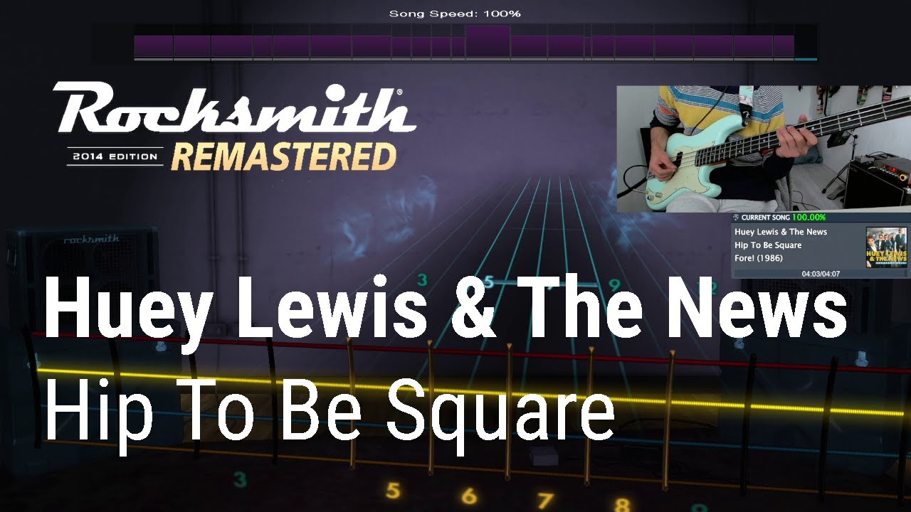 Huey Lewis & The News - Hip To Be Square (Rocksmith 2014, bass)