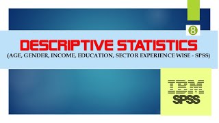 Descriptive Statistics in SPSS