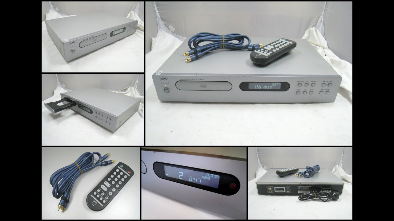 NAD C521BEE Compact Disc CD Player with Remote Control (High Quality)