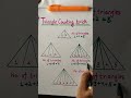 Your child keeps Missing the triangle count. Here is the trick.#prime math portal # easy trick #