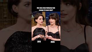 How does Anne Hathaway look younger 10 years later?#annehathaway #celeb #celebrity #beforeandafter Wealth