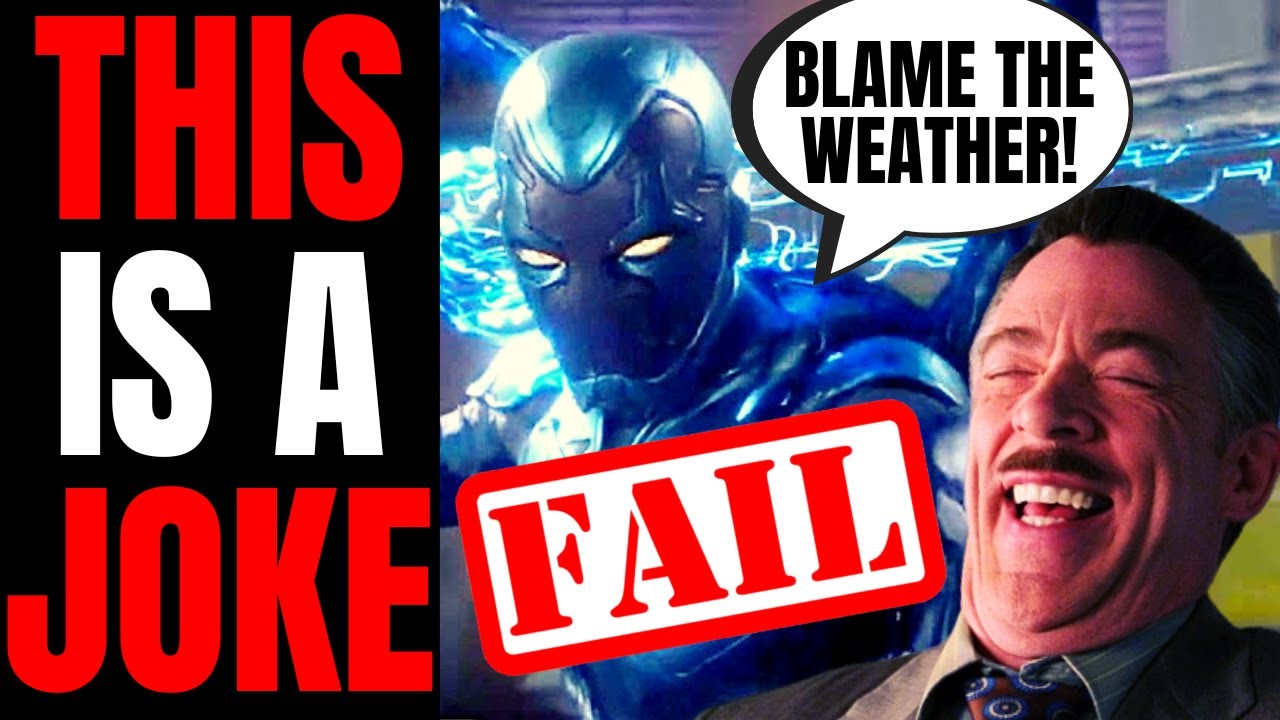 Warner Bros Does PATHETIC Damage Control After Blue Beetle FLOP | DC Blames Failure On The WEATHER