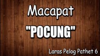 Tembang Macapat Pocung - Bapak Pocung Dudu Watu Dudu Gunung | Lirik dan Arti/Terjemahan