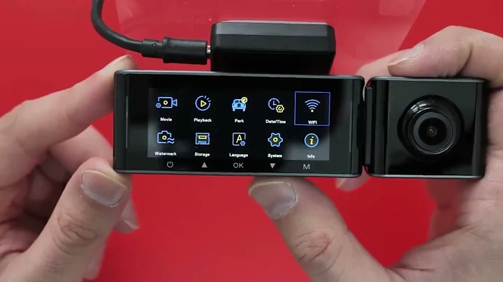 AZDOME 3-CH Dash Cams M550 | 4K+1080P Dual | Built-in WiFi GPS