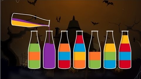 water colour sort puzzle level 123 😱 walkthrough gameplay 🎮😱🎯_ Android Gameplay 😱🎯🎮