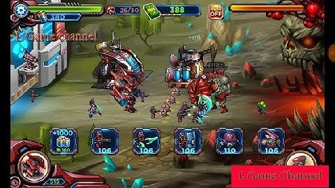 robot vs zombie gameplay / android game
