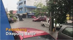 Palembang Dikepung Banjir | Diguyur Hujan Deras Beberapa Jalan di Palembang Tenggelam - Durasi: 1.41. 