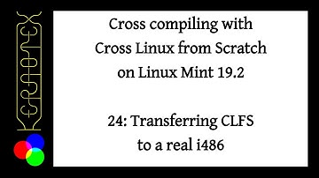 How to build CLFS on Mint 19.2. Part 24 - Transferring CLFS to a real i486