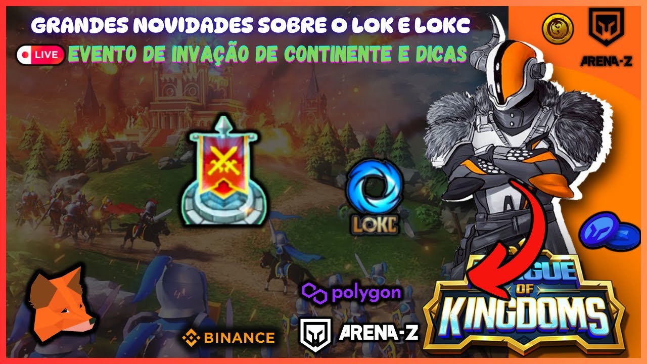 🔴GRANDES NOVIDADES SOBRE O LOK E LOKC INVAÇÃO DE CONTINENTE E DICAS LEAGUE OF KINGDOMS