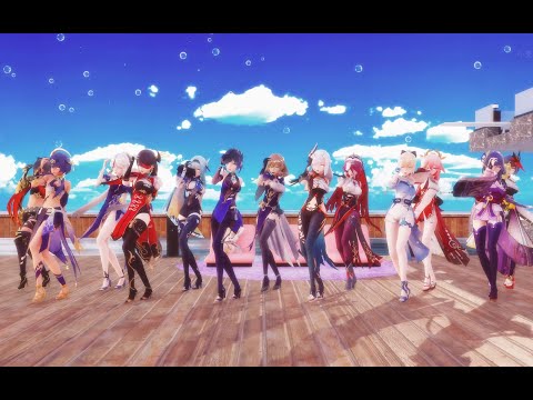 Genshin MMD 原神MMD Up Down 