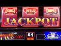 Got one again triple double jackpot blazing 777 is giving up jackpots lately