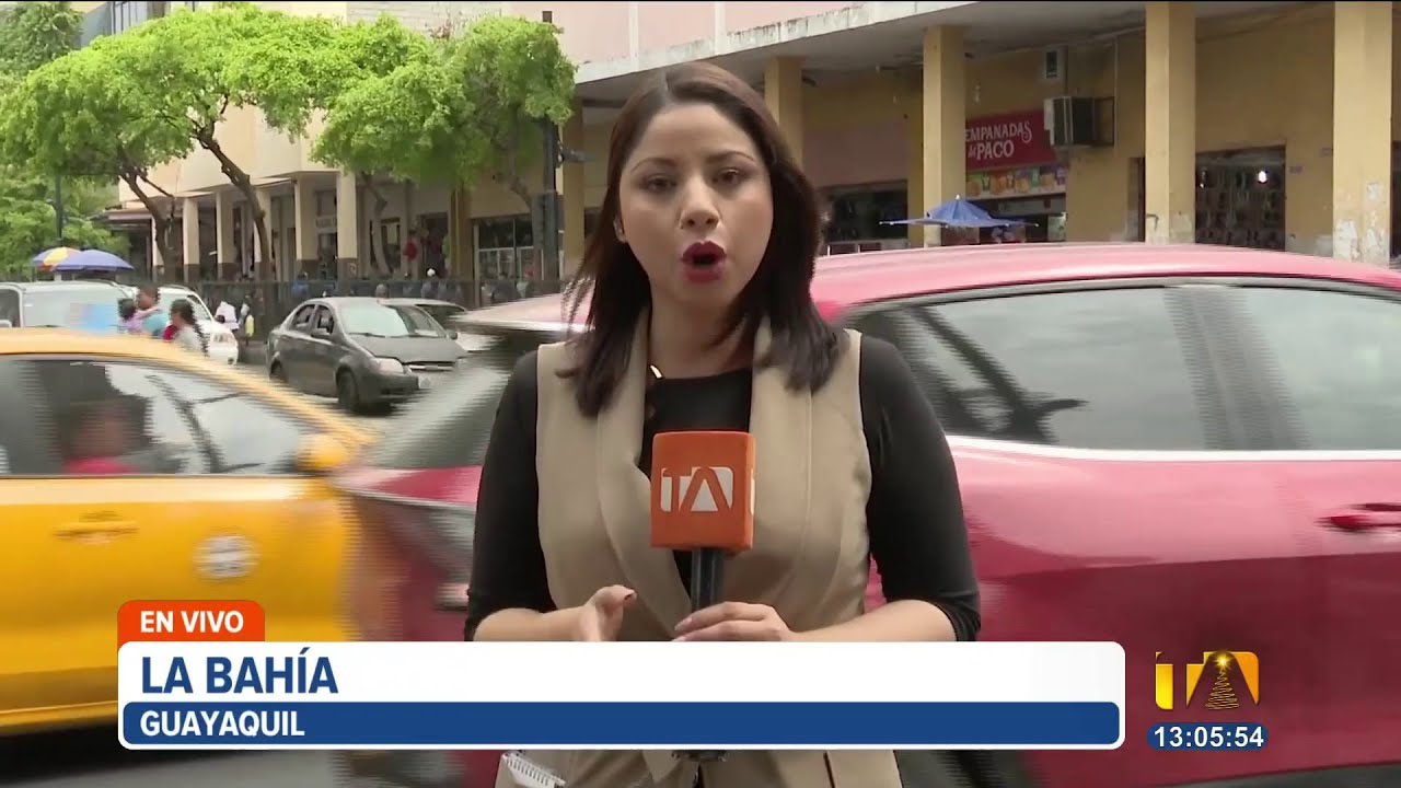 Congestión vehicular en Guayaquil  previo a la Nochebuena y Navidad