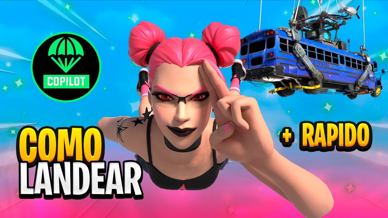 ¡Cómo *OBTENER* el MEJOR LAND y CAER PRIMERO en FORTNITE! (DropMap CoPilot)