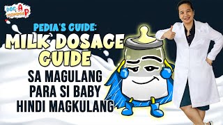 MILK FEEDING GUIDE ng Newborn Baby o Sanggol | Tamang dami ng paginom ng gatas edad 0-12 month