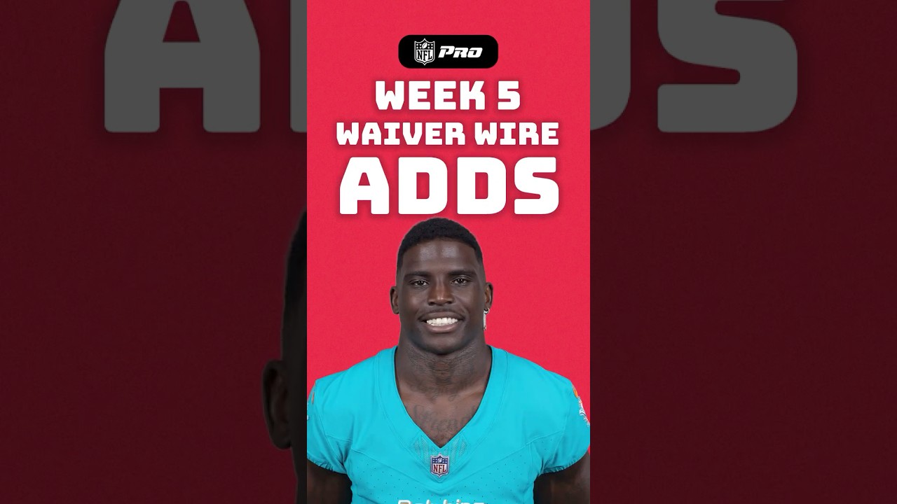 Top Week 5 Waiver Wire Adds!