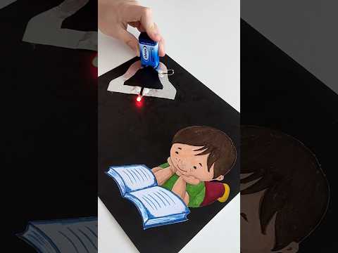 Опыты по электронике #необычныеподелки #опытыэлектроника #электрическиецепи #опытсбатарейкой #shorts