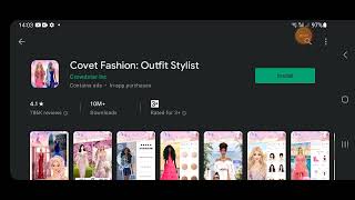 How to Install and use Covet Fashion Outfit Stylist Application screenshot 1