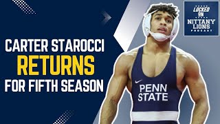 Carter Starocci is BACK for a 5th season! Will he change weights? [Penn State wrestling news]
