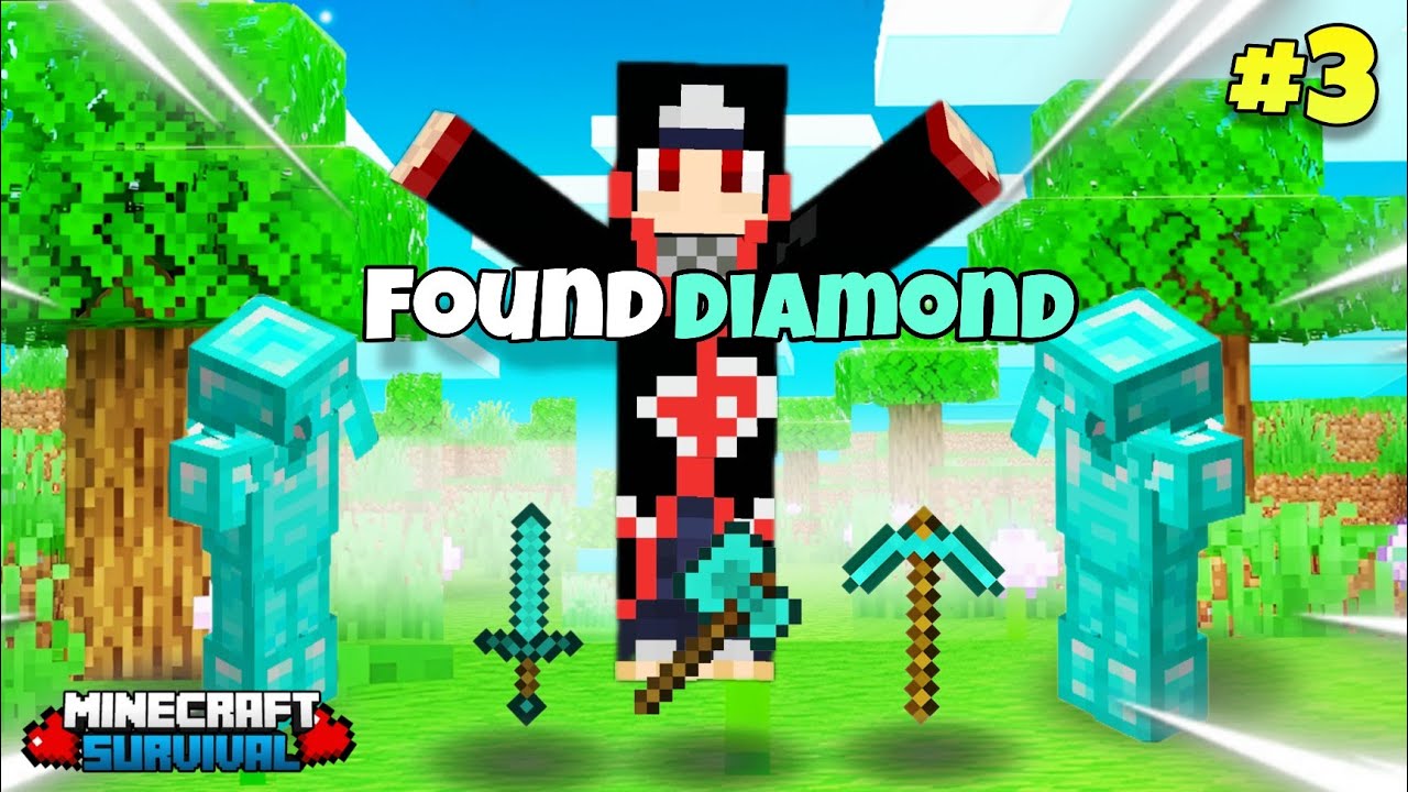 I Found Diamond In Minecraft Survival 💎 |Episode 3 - YouTube