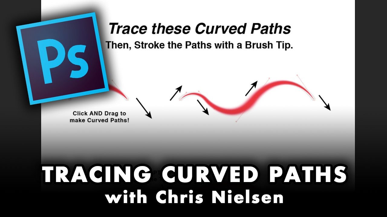 How To Draw A Curved Line In Photoshop Cs6 Youtube