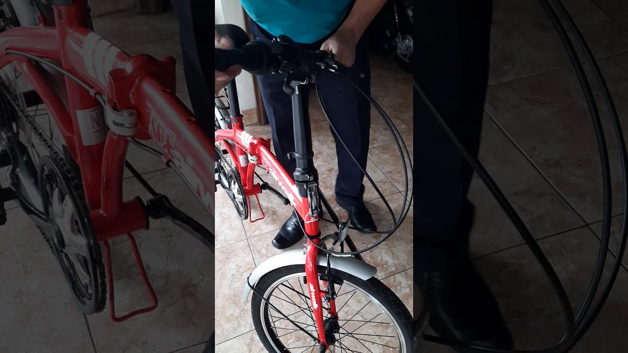 Cara Melipat Sepeda Lipat