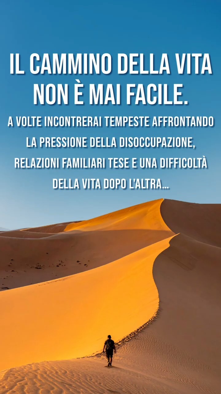 Il cammino della vita non è mai facile. A volte incontrerai tempeste affrontando la pressione della disoccupazione, relazioni familiari tese e una difficoltà della vita dopo l'altra…