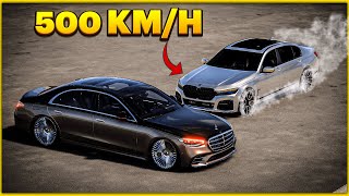 BMW 750i Vs Mercedes 500 KM/H | Crash Test BeamNG drive #beamngdrive