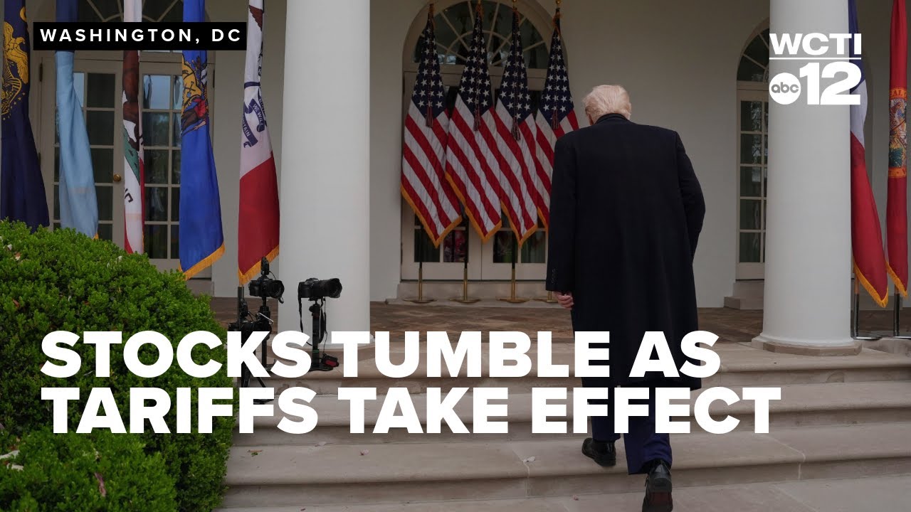 Stock market ravaged by Trump's tariff fallout in Wall Street's worst day since pandemic shutdown