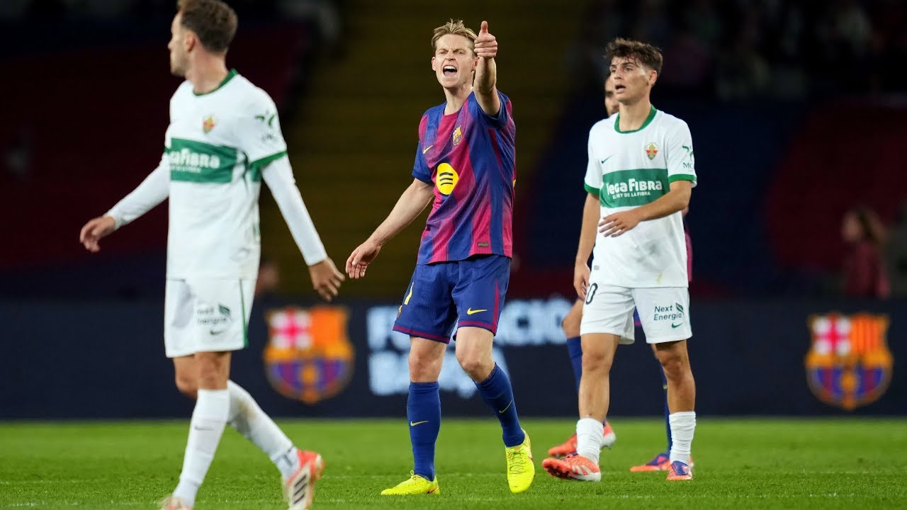 Frenkie De Jong MASTERCLASS Vs Elche | CRAZY Passes & Dribbling Skills