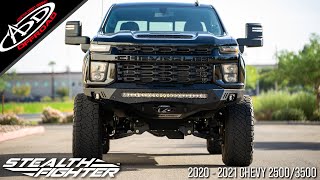 2020 - 2021 Chevy 2500/3500 Stealth Fighter Front Bumper