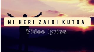 Ni Heri zaidi kutoa Video lyrics & Animations | E Billega | St Teresa Choir JUJA.