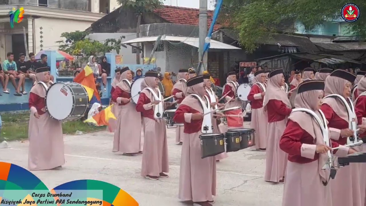 CORPS DRUMBAND AISYIYAH JAYA PERTIWI TAMPIL DISPLAY DI PUNCAK MILAD MUHAMMADIYAH KE 113