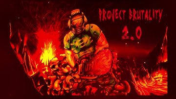 Project Brutality Brutal Doom (Maps of Chaos-Hardcore) Walkthrough Part 1 [E1M1: Hangar]