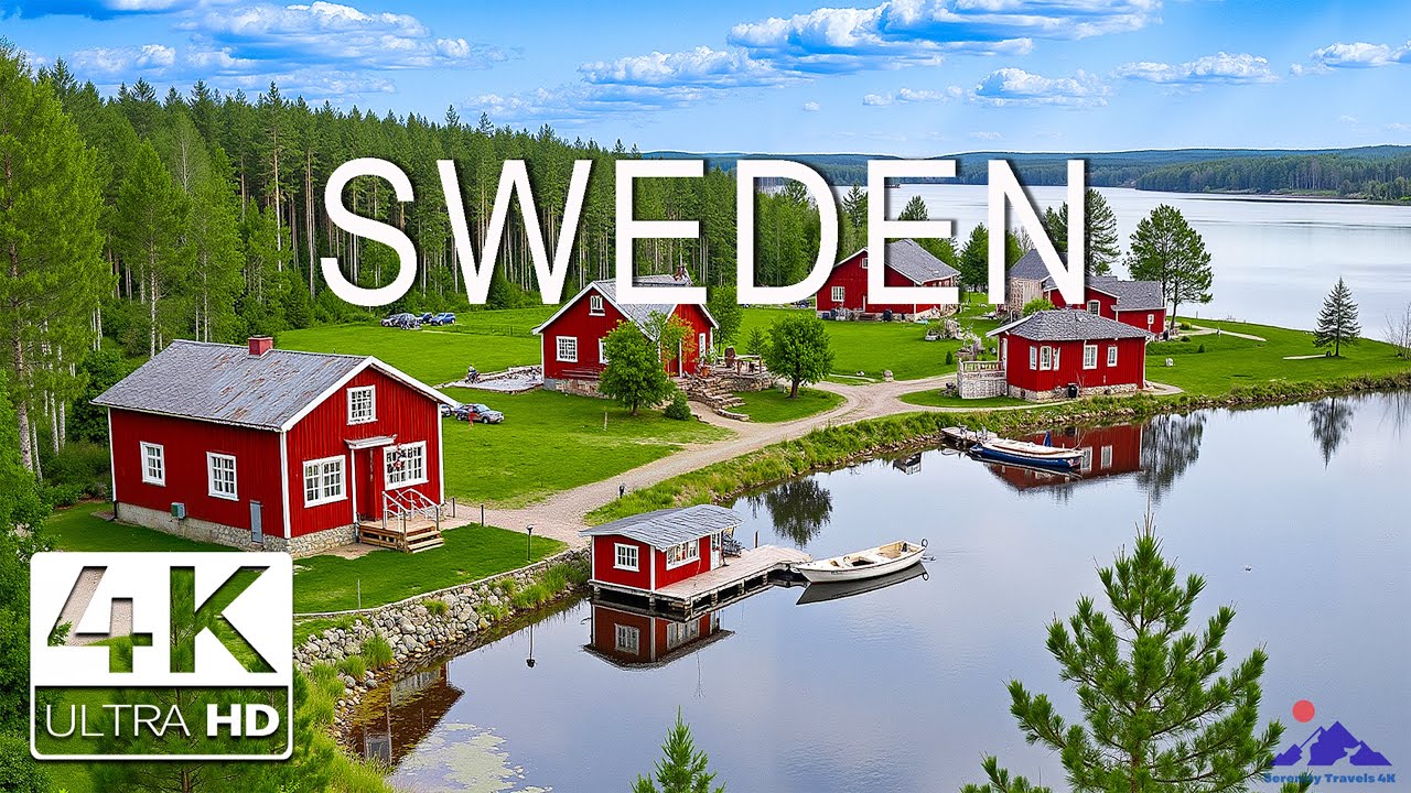 Sweden 4K | Where Lakes Breathe – Mirror Waters, Open Landscapes & Gentle Nordic Light