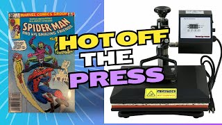 Cleaning and Pressing a Spider-man comic book spine realignment how to